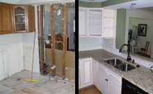 Click here to view a gallery of before and after pictures from our projects.